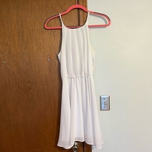 Blue Rain - white dress